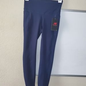 NWT New Balance  DRY Activewear Leggings Pants Nav